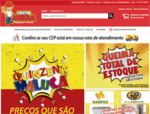 Tablet Screenshot of centermega.com.br
